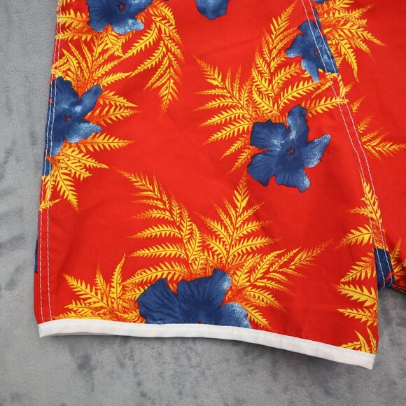 Dizzy Shorts Womens L Multicolor High Rise Button Zip Floral Print Swimwear - Picture 13 of 14